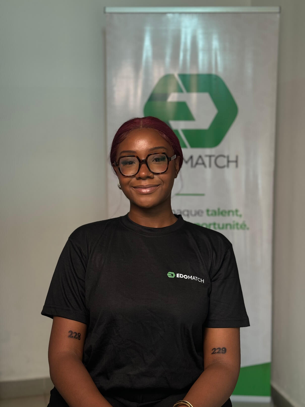 Photo de Aude Hountondji, Marketing & Communication Assistant chez EdoMatch
